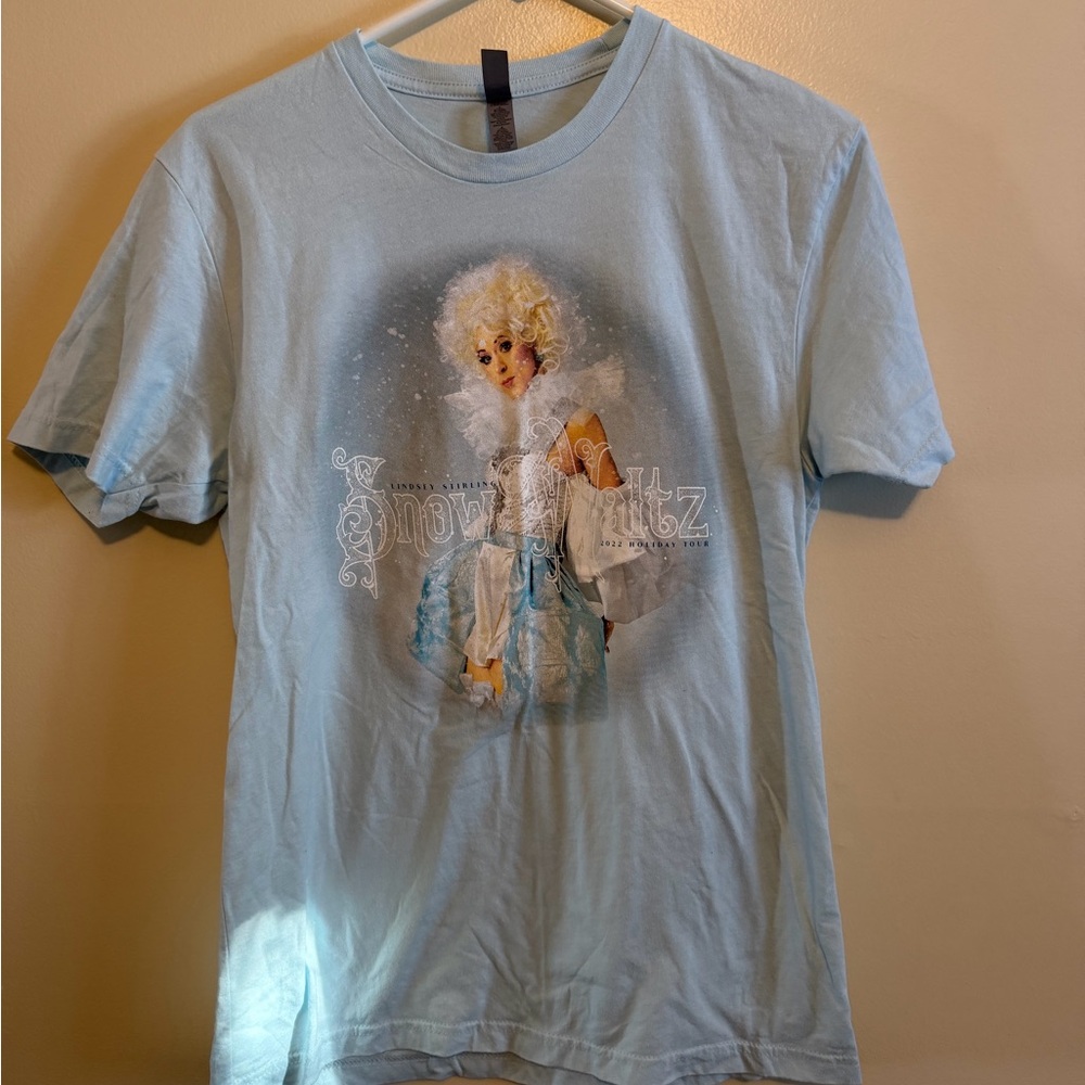 Next Level Apparel Sky Blue Lindsey Stirling Concert Tee